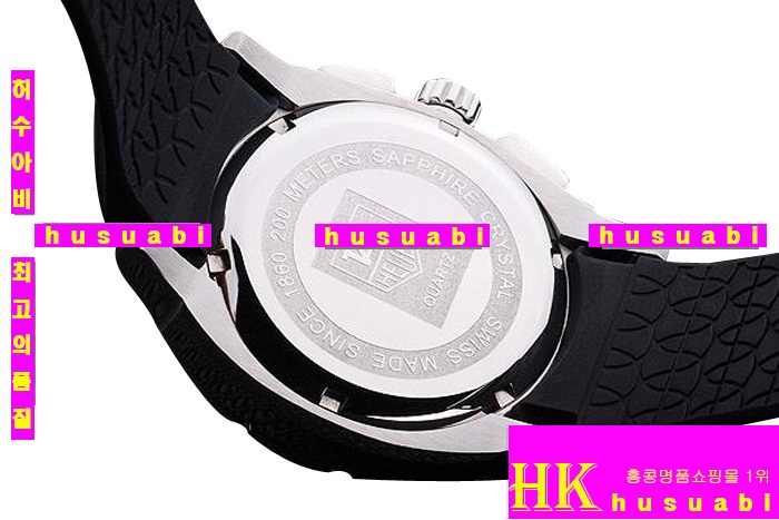 �±�ȣ�̾� ���ڽð� Tag Heuer Link Black leather Japanese Quartz MOVEMENT 43mm Men tag53