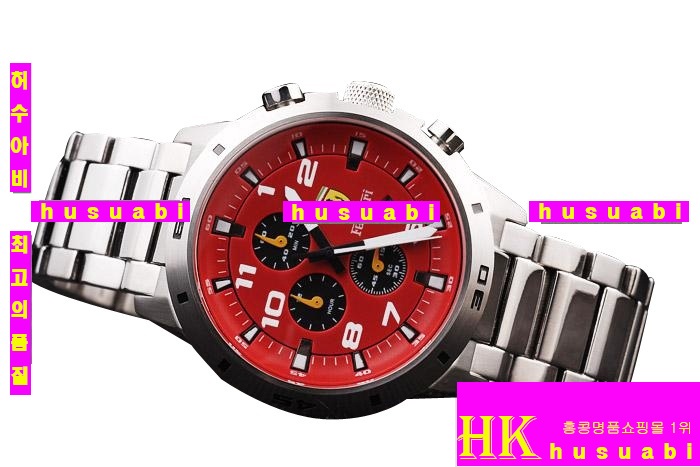 ��� �����ð� �α���ǰ Replica Ferrari Red Dail Stainless Steel Men Japanese Quartz Movement . YC001-34